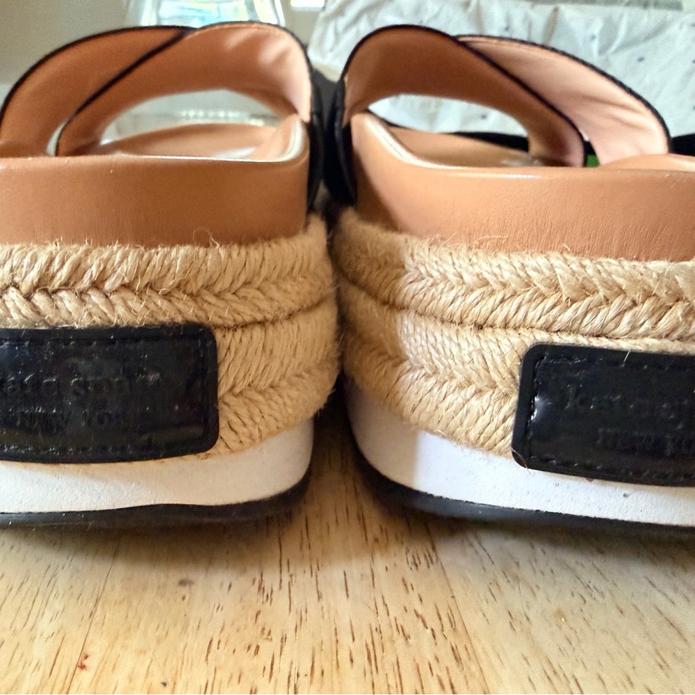 KATE SPADE Piper Flatform Black Sz 9 BRAND NEW IN BOX! - Picture 5 of 10